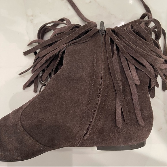 Sam Edelman brown fringe booties - Picture 8 of 16
